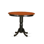 Kitchen Counter Height Set - 5 Piece Table & Chairs - Modern Dining Room Furniture - Black Cherry Finish