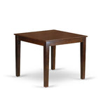 Vintage Kitchen Table Set - 36 Inch Square Table with 2 Parsons Chairs - Retro Dining Set