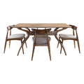 5pc Barron Curved Leg Dining Set - Christopher Knight Home