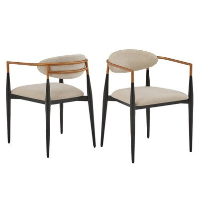 Cortland 5-Piece Fabric Modern Tapered Dining Set - iNSPIRE Q