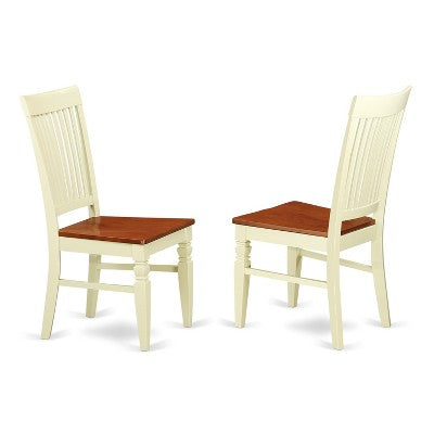 Dinette Set 7 Piece - Kitchen Table with 6 Chairs - Solid Wood Dining Set - Extendable Table - Classic Design