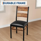 Dining Table Set for 4, Wood Kitchen Table with 4 Upholstered Chairs, Kitchen Table Chairs Set of 4 w/Collision Angle for Small Space, Kitchen Room