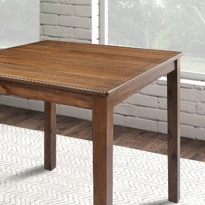 HOMES: Inside + Out 5pc Danca Transitional Square Counter Height Dining Set