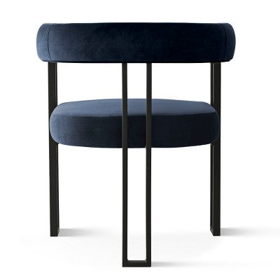 Expandable Round to Oval Dining Table Set with 8 Velvet Chairs, 3-in-1 Pedestal Dining Set, Seats 4 to 8, Modern Dining Room Set-Panipeachy