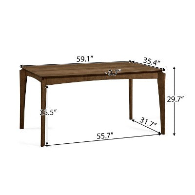 Christopher Knight Home Mireya 7 Piece Rustic Rubberwood Fabric Upholstered Dining Set