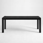 Modern Dining Set - 80 Table + 6 Cushioned Chairs, Solid Wood Frame, 400lbs Table Capacity, Easy Assembly