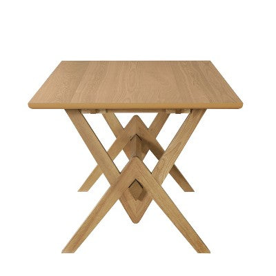 Christopher Knight Home Simon 5 Piece Mid-Century Modern Rubberwood Dining Set with Boucle Upholstered Chairs