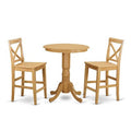 Kitchen Pub Table Set - Counter Height Table & Chairs - Dining Set for Small Spaces