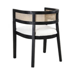 Christopher Knight Home Lythor 7 Piece Cane and Rubberwood Upholstered Dining Set