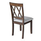 GDF Studio Avery 3 Piece Dining Set with Drop Leaf Dining Table and 2 Dining Upholstered Chairs