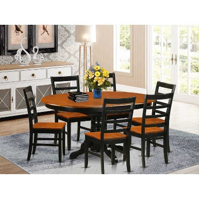 Boho Dining Set - Kitchen Table with Chairs - Modern Farmhouse Style