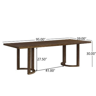 Christopher Knight Home Candice Modern 9 Piece Rubberwood Upholstered Dining Set