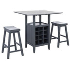 Casey 3 Piece Drop Leaf Pub Set - AMH8504 - Safavieh Couture