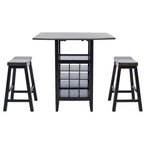 Casey 3 Piece Drop Leaf Pub Set - AMH8504 - Safavieh Couture