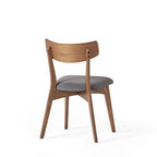 Christopher Knight Home Lareyna 7 Piece Mid-Century Modern Rubberwood Upholstered Dining Set