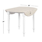5pc Double Drop Leaf Dining Set Wood - Buylateral