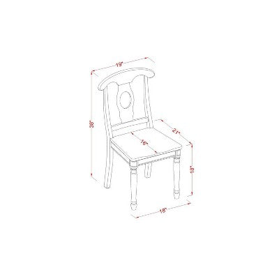 HomeStock 5 Piece Dining Room Furniture Set Includes a Round Kitchen Table with Dropleaf and 4 Dining Chairs, 42x42 Inch
