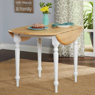 5pc Double Drop Leaf Dining Set Wood - Buylateral