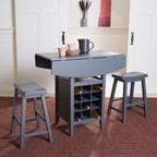Casey 3 Piece Drop Leaf Pub Set - AMH8504 - Safavieh Couture