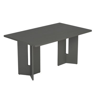 7 Piece Farmhouse Dining Table Set Dining Set for 6, 60 Kitchen Table Set with 6 Upholstered Dining Chairs - ModernLuxe