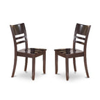 HomeStock Rectangle Kitchen Table And Chairs Dining Set Cappuccino