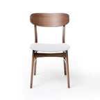 GDFStudio Balfern 5 Pieces Mid Century Modern Upholstered Wood Dining Set