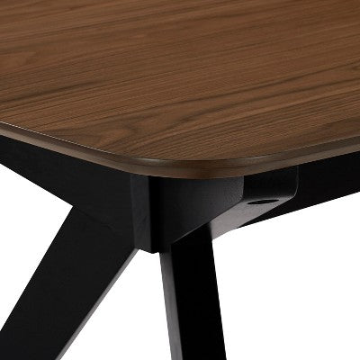 Christopher Knight Home Lareyna 7 Piece Mid-Century Modern Rubberwood Upholstered Dining Set