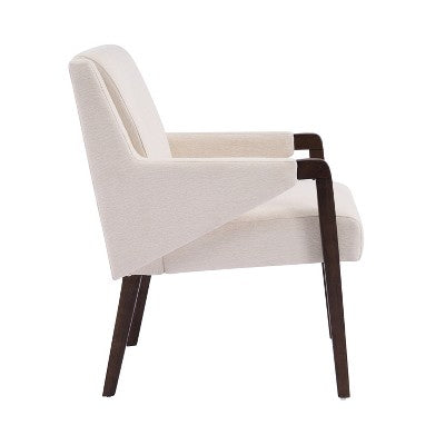 Christopher Knight Home Lindiwe Modern 7 Piece Rubberwood Linen Upholstered Dining Set with Rectangular Table