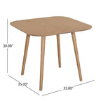 Christopher Knight Home Zephyr 3 Piece Contemporary Rubberwood Upholstered Dining Set