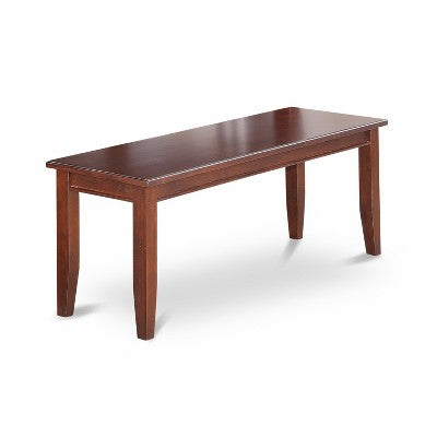 Asian Fusion Kitchen Table Set - Dining Table with 4 Chairs & Bench - Modern Dining Room Furniture