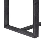 5 Pieces Counter Height Dining Set for 4, Farmhouse Wooden Bar Table Set with 4 Upholstered Chairs for Small Places