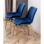Roundhill Furniture Avant Round Dining Set, Round Dining Table with 4 Side Chairs, 5-Piece