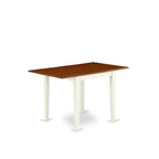 HomeStock Dining Set Kitchen Table And Chairs Buttermilk Cherry Finish