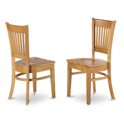 HomeStock Belmont Table Set - Kitchen Table And 4 Dining Chairs Combined With Wooden Bench, Oak