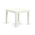 Dinette Set 3 Piece - Table & 2 Dining Chairs - Linen White Finish