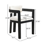 Christopher Knight Home Arkenis 7 Piece Rubberwood Upholstered Dining Set