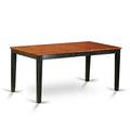 5 Piece Dinette Set - Dining Table with Leaf & 4 Chairs/Benches - Black Cherry Finish