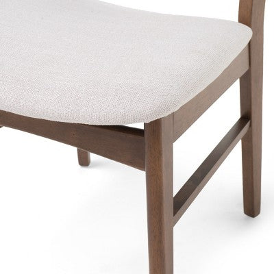 Christopher Knight Home Amesbury Wood and Fabric 7 Piece Dining Set