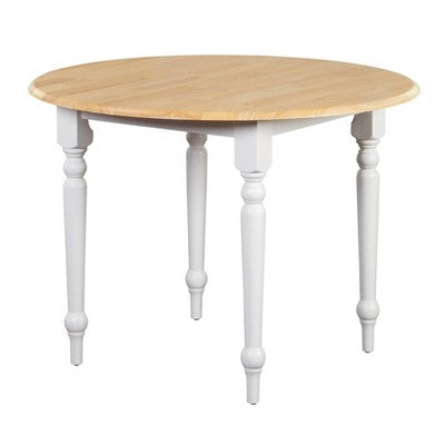 5pc Double Drop Leaf Dining Set Wood - Buylateral