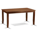 Asian Fusion Kitchen Table Set - Dining Table with 4 Chairs & Bench - Modern Dining Room Furniture