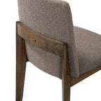 Christopher Knight Home Mireya 7 Piece Rustic Rubberwood Fabric Upholstered Dining Set