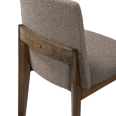 Christopher Knight Home Mireya 7 Piece Rustic Rubberwood Fabric Upholstered Dining Set