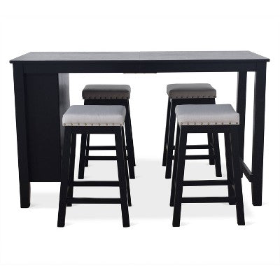 Home Design 5pc Africa Counter Height Dining Set