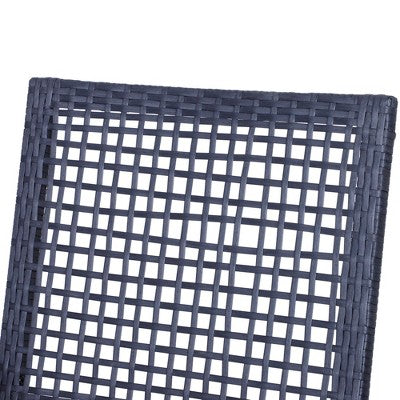 3pcs Patio Bar Set with Soft Cushion, Rattan Wicker Outdoor Furniture Set for Backyards, Lawn, Deck