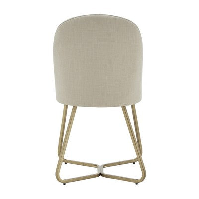 Cortland 5-Piece Fabric Mid-Century Modern Tapered Dining Set - iNSPIRE Q