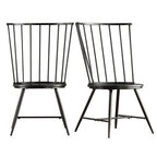 Norfolk Walnut Finish Round 5-Piece Dining Set - INSPIRE Q