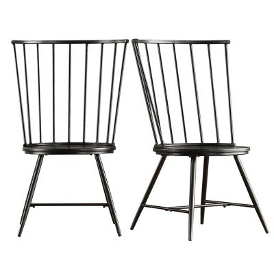 Norfolk Walnut Finish Round 5-Piece Dining Set - INSPIRE Q