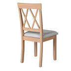 GDF Studio Avery 3 Piece Dining Set with Drop Leaf Dining Table and 2 Dining Upholstered Chairs