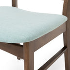 Christopher Knight Home Bryner Mid Century Modern Fabric Upholstered Wood 5 Piece Dining Set