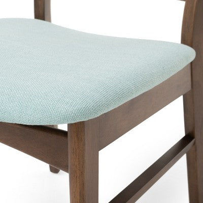 Christopher Knight Home Bryner Mid Century Modern Fabric Upholstered Wood 5 Piece Dining Set